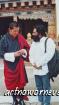 Raj Basu with HRH the Crown Prince of Bhutan